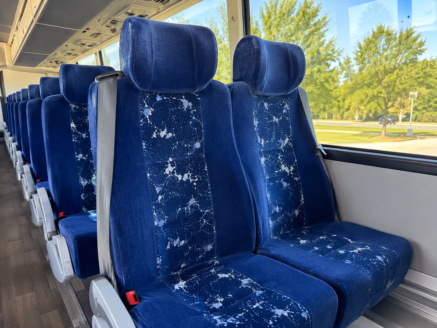 mobile private event transportation onboard seating