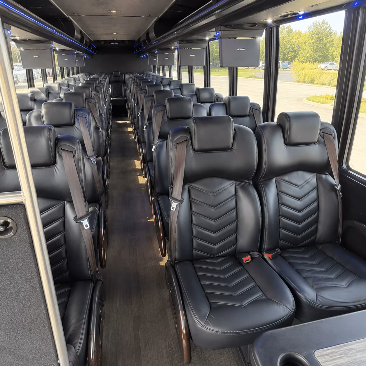 mobile school event transportation onboard seating