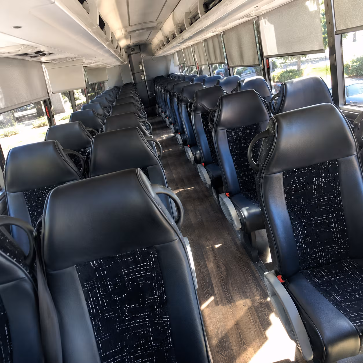mobile wine tour brewery transportation onboard seating